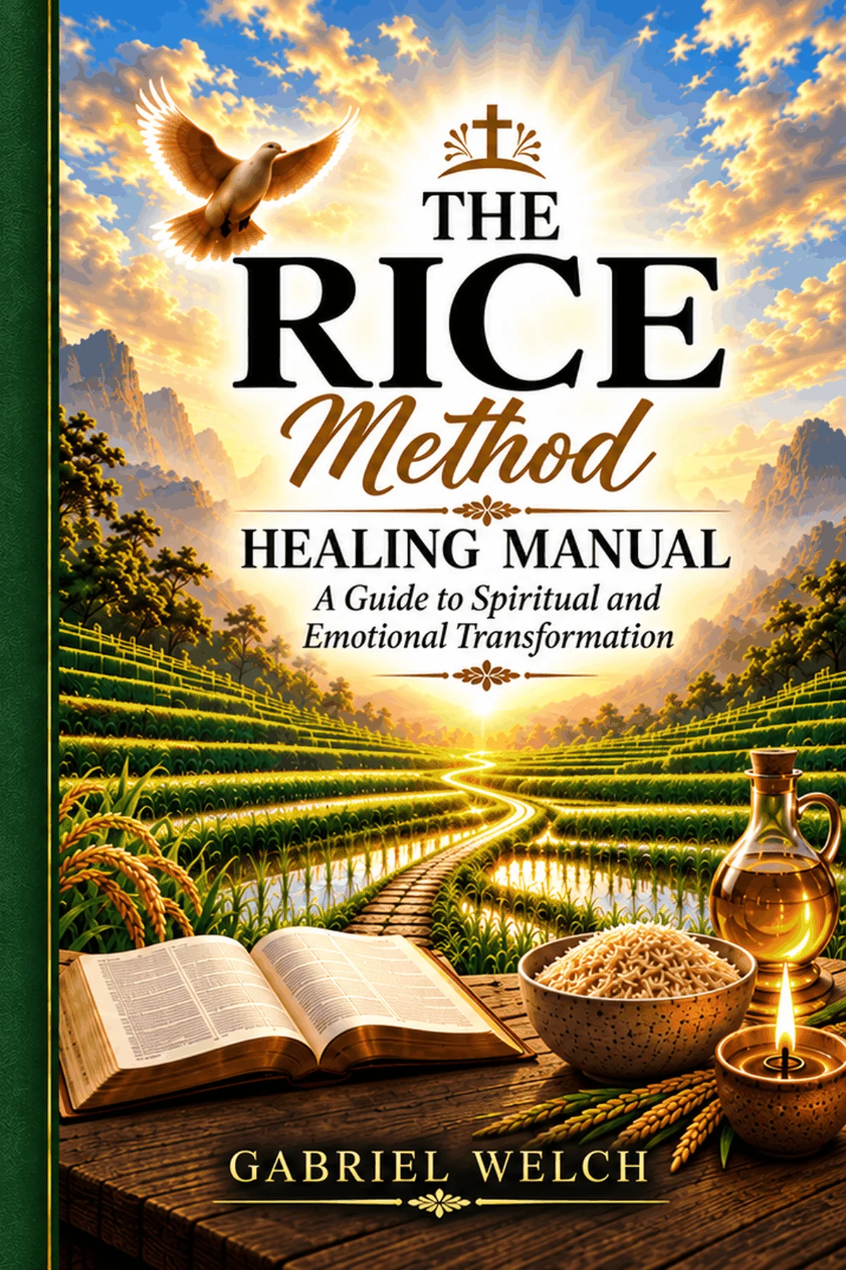 The RICE Method Healing Manual — book cover by Gabriel Welch